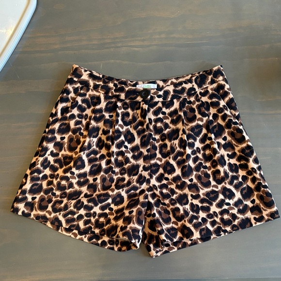 Jade Melody Tam Pants - Jade Yoga Leopard Print Shorts